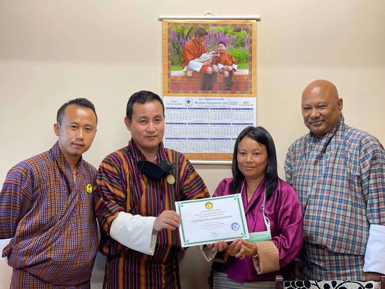 Mrs. Kinley Wangmo, CEO of Bhutan Hydroponics, appointed as National Crop Ambassador by HAoB.